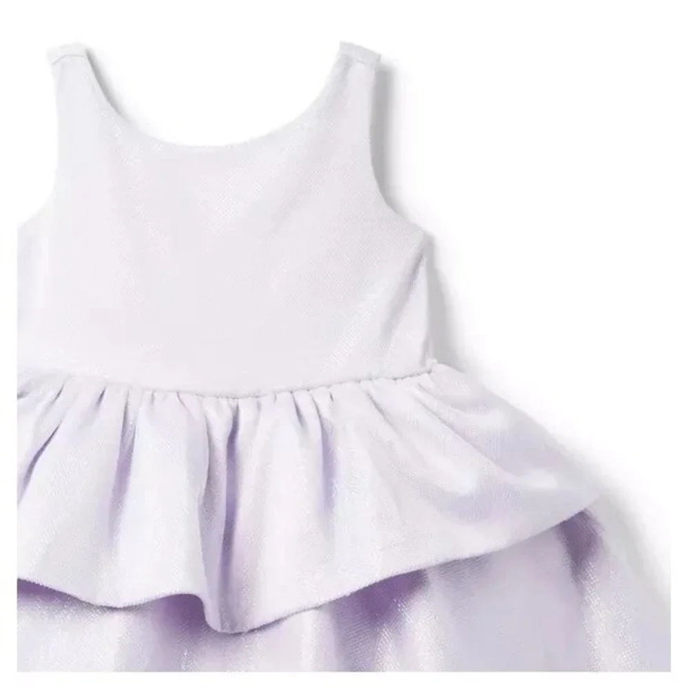 Janie and Jack Disney The Little Mermaid‎ Iridescent Shell Dress Lavender 2T